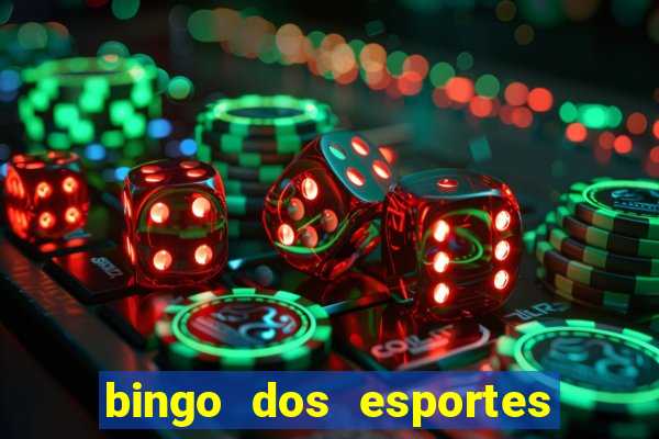 bingo dos esportes para imprimir